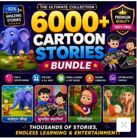 6000+ Hindi Cartoon Video Bundle